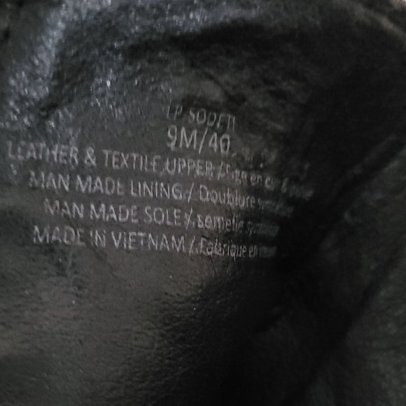 SOLD - Lucky Brand Black Suede Ankle Boots - Size 9 - Picture 7 of 7